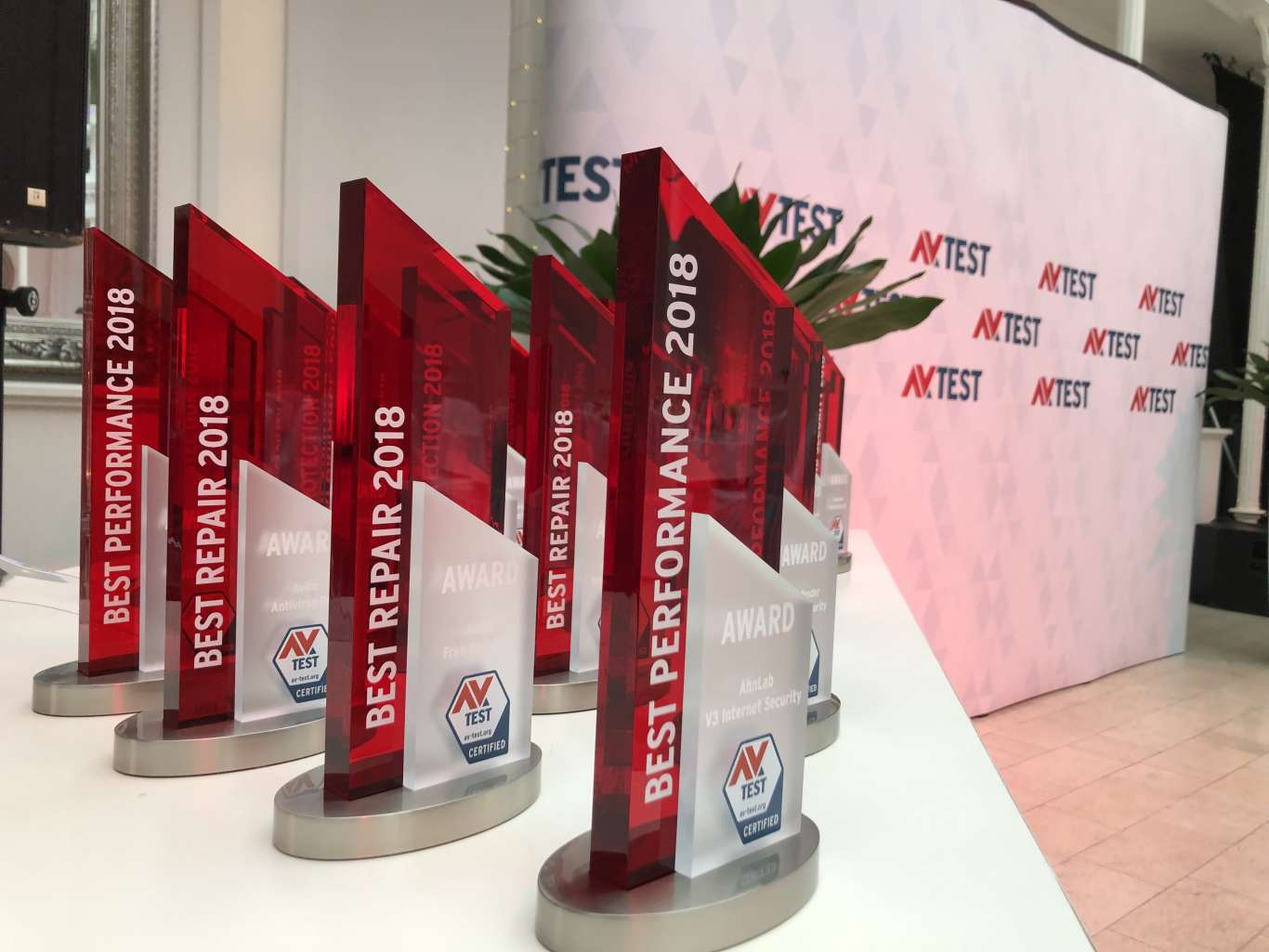 Die AV-Awards Preisverleihung in Erfurt. Ausgezeichnet wurden die Gewinner des Jahres 2018 in neun verschiedenen Kategorien.